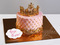 Торт с короной для принцессы