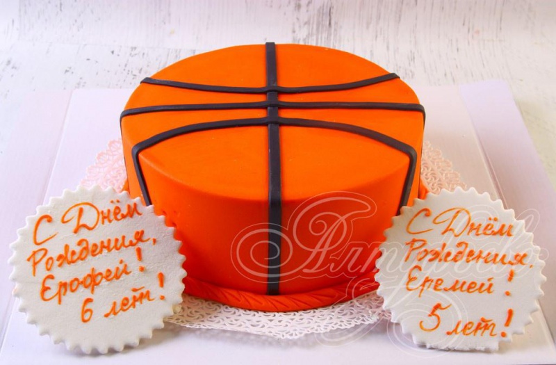Торт баскетбольный мяч 07052617