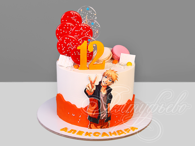 Торт Naruto девочке на день рождения в 12 лет