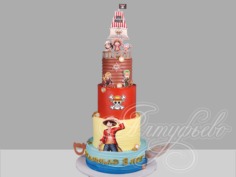 Торт One Piece на 8 лет