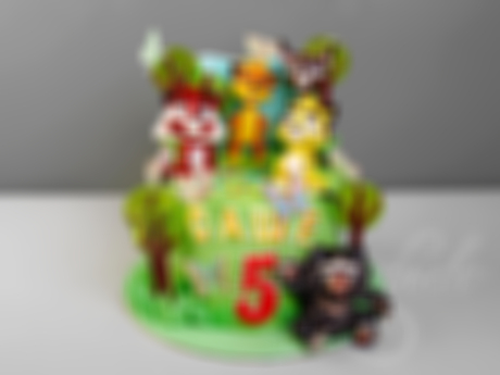 Торт Лео и Тиг на 5 лет