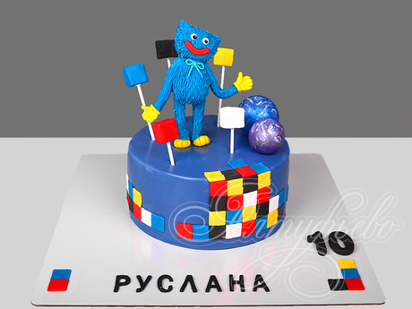 Торт с монстриком Huggy Wuggy