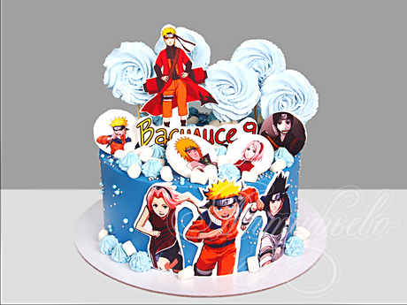 Торт Naruto на 9 лет