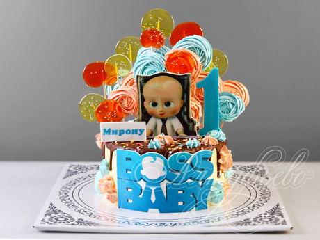 Торт Boss Baby на годик