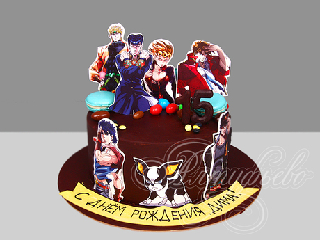 Торт аниме Приключения ДжоДжо