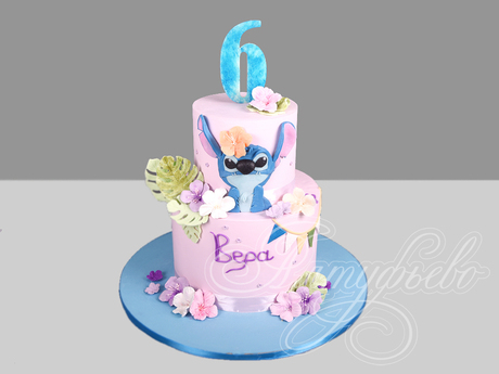 Торт Стич на 6 лет
