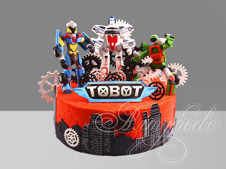Торт Tobot мылышу