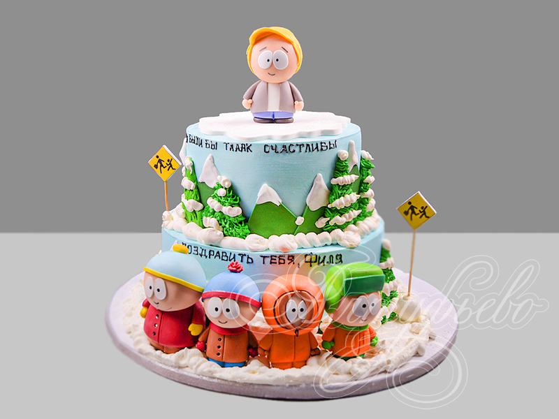 Торт South Park на день рождения