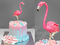 Торт с Фламинго для девушки