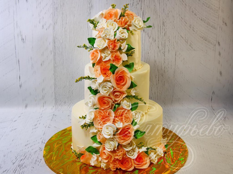 Торт с розами 26033817