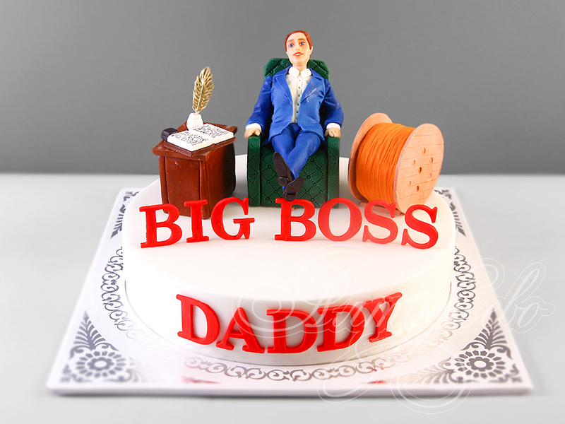 Торт Big Boss на 40 лет