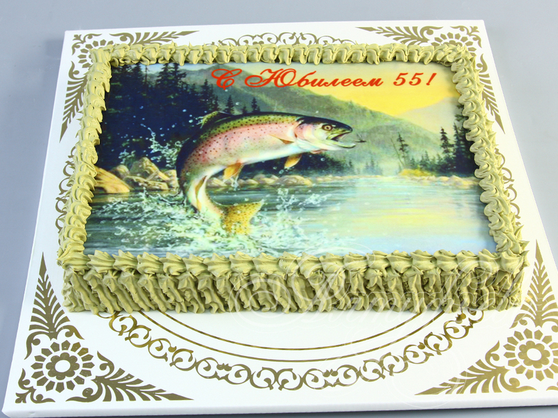 Торт рыбаку