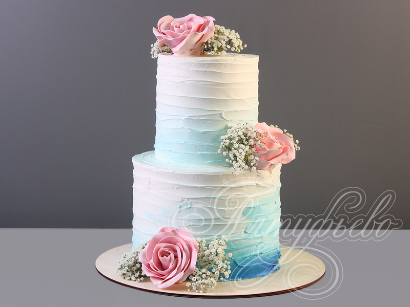 Белый свадебный торт 11089118