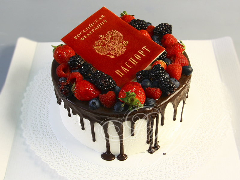 Торт с ягодами и фруктами 20042318
