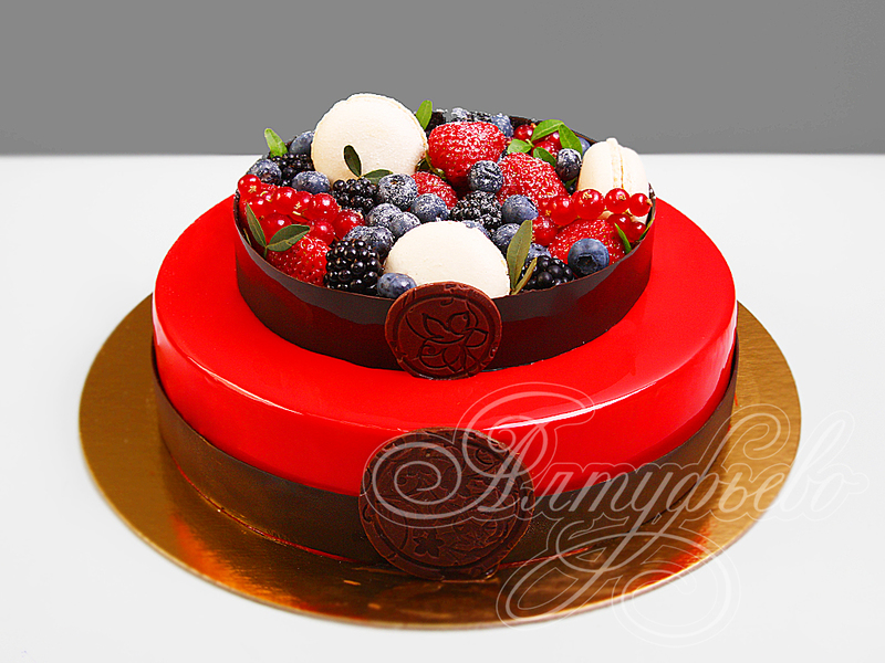 Гляссажный торт с ягодами 27065020