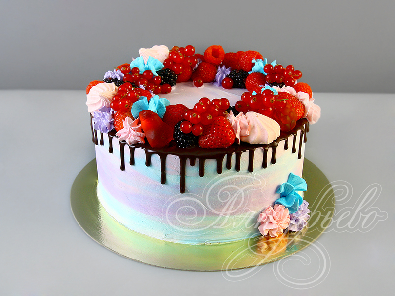 Торт с ягодами и фруктами 28074818
