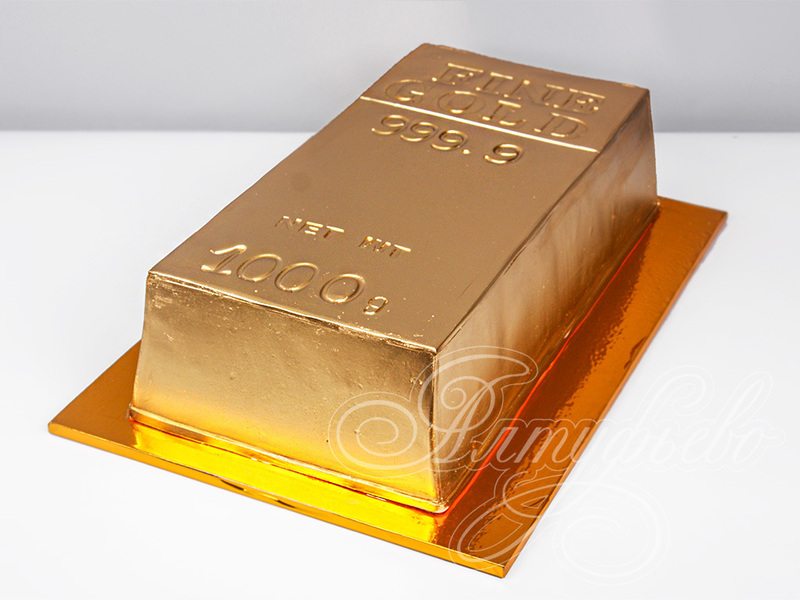 Торт Золотой слиток бухгалтеру 3008122