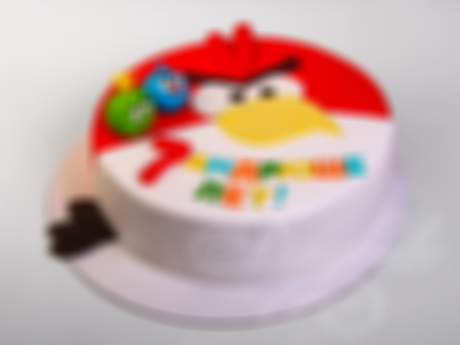 Торт Angry Birds на 7 лет