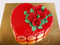 Торт Красное Сердце с розами