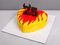Торт "Пламенное сердце"