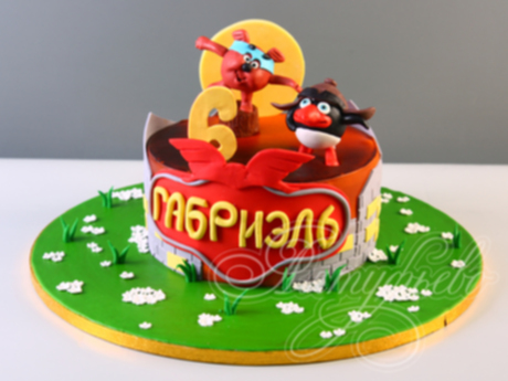 Торт Смешарики для девочки
