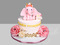 Торт с Розовым слоником для малыша