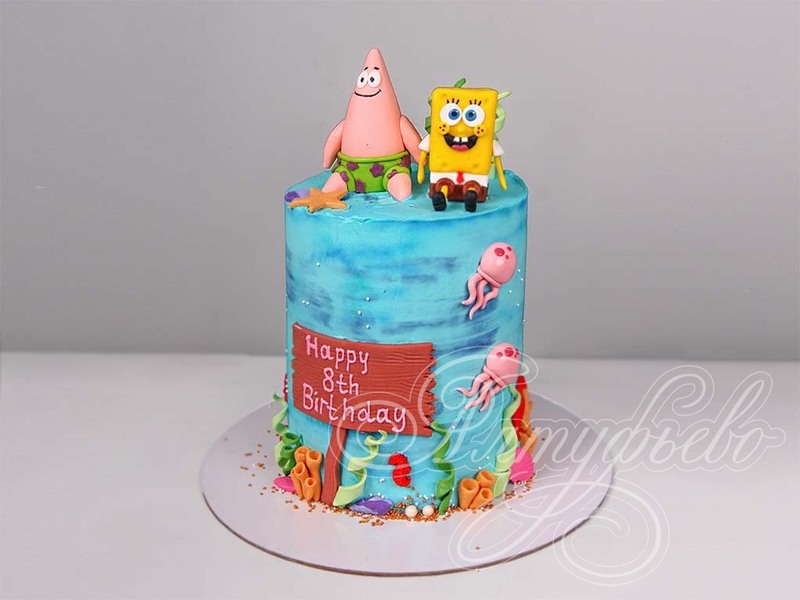 Торт SpongeBob для мальчика