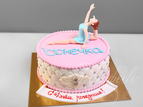 Торт с Гимнасткой для девочки
