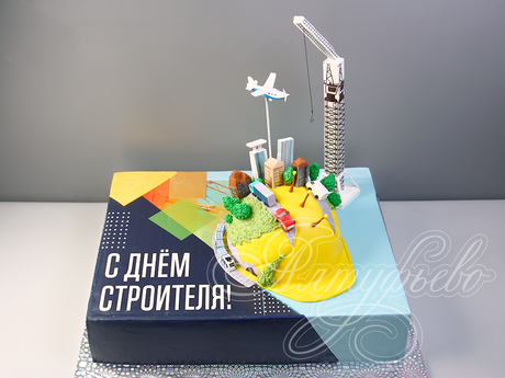 Торт на День строителя