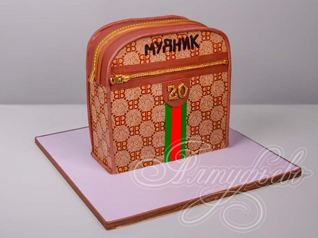 Торт Мужская Сумка Гуччи для юноши