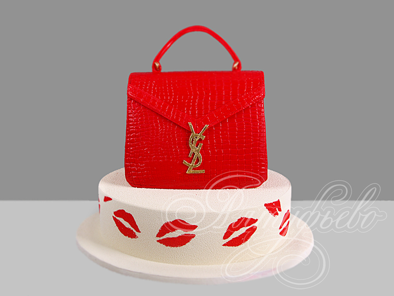 Торт Красная сумочка для девушки