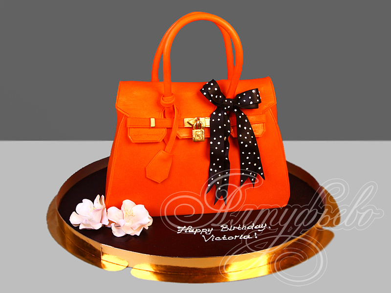 Торт сумочка Hermes любимым