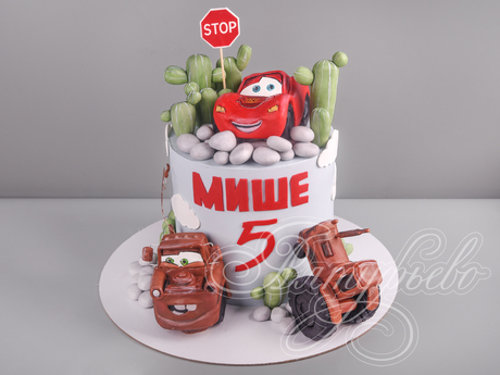 Торт Молния Маквин на 5 лет
