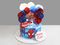 Торт Человек-паук с леденцами