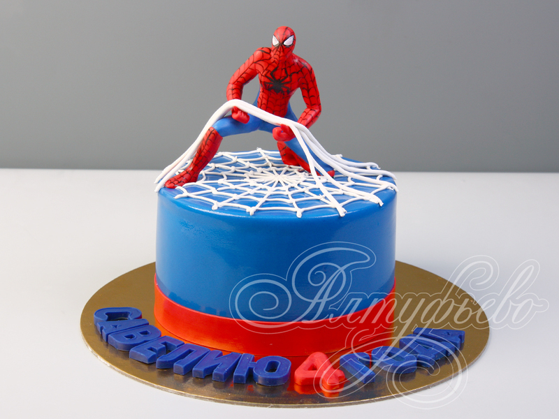 Торт Человек-паук на 4 года