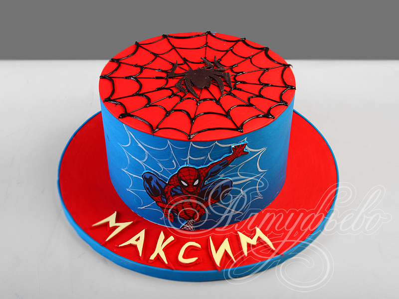 Торт мальчику на день рождения Человек-паук