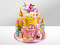 Торт "Замок с единорогами" для малышки