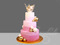Торт на Хрустальную Свадьбу 15 лет