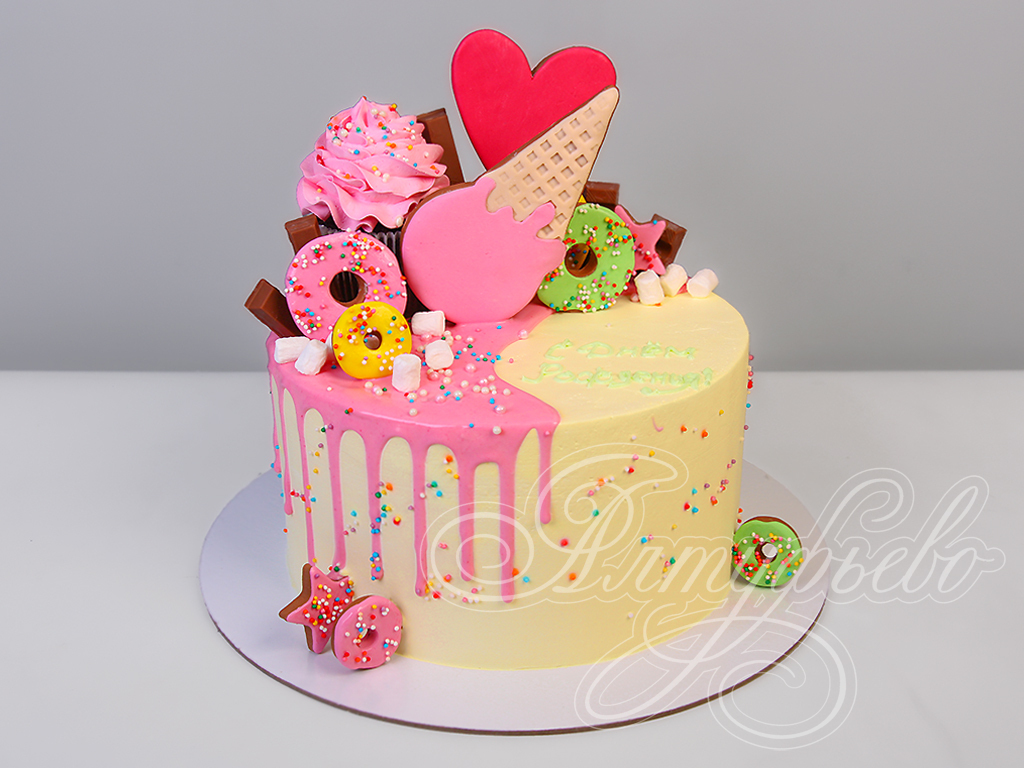 Красивые детские торты на день рождения девочке