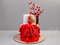 Торт Девушка в Красном платье