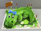 Торт драконы и динозавры