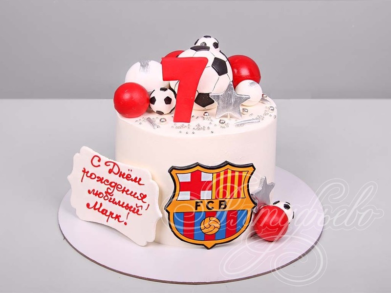 Торт для болельщика FC Barcelona