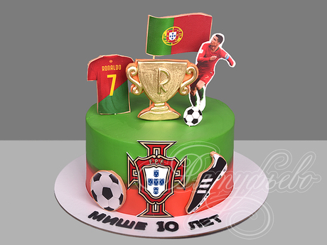 Торт Футбол на 10 лет