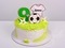 Торт с футбольной формой и мячом