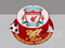 Торт с эмблемой ФК Ливерпуль