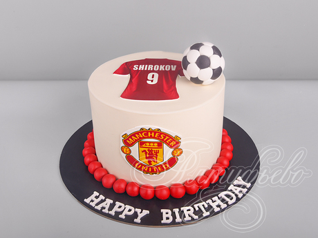Торт с логотипом Manchester United