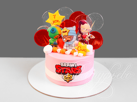 Торт Brawl stars для девочки
