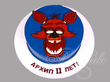 Торт Аниматроник волк на 11 лет