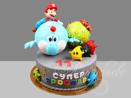 Торт Super Mario на 11 лет