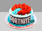 Детский торт Fortnite с клубникой